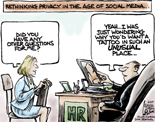 cartoon rethink privacy tatoo