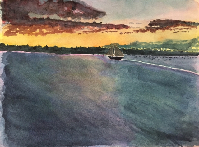sunset sail
